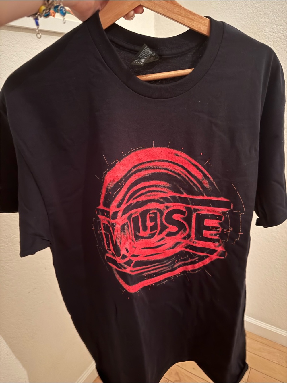 Muse The Wow! Signal Tour 2026  Men's Graphic Tee with Red Logo REPRINT Large